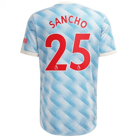 Billiga Fotbollströjor Manchester United Jadon Sancho 25 Borta tröja 2021/22 Kortärmad